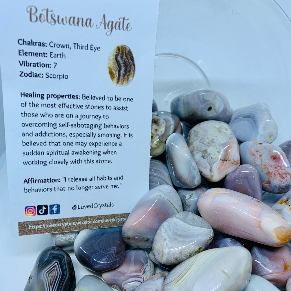 Tumbled Botswana Agate